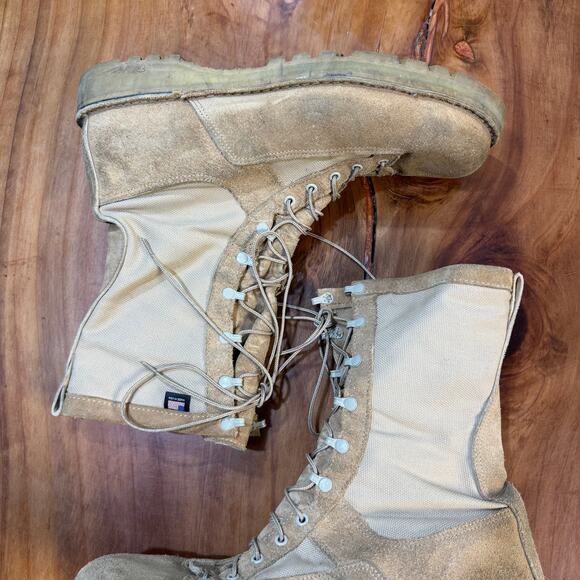 Vintage Danner Suede Leather Boots Men 15 1/2 EE Ft Lewis Fort Military Hunting - Picture 6 of 11